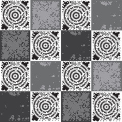 Abstract background in balack and white color , vector illustration