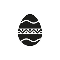 The egg icon. Easter symbol