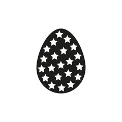 The egg icon. Easter symbol