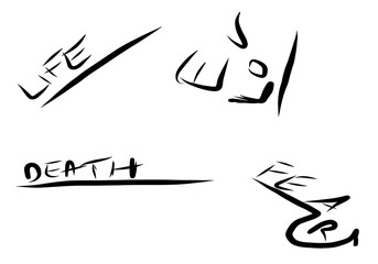 Different texts indicate how easy or difficult some lifestyles are