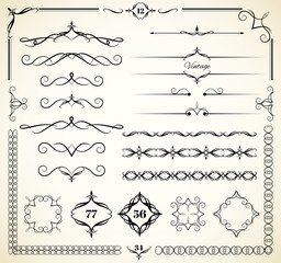 Vintage decorative elements