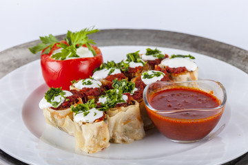 Traditional Turkish dishes