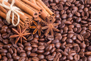 roasted coffee beans, can be used as a background