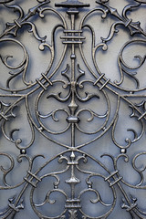 Wrought iron door