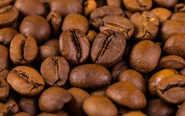 roasted coffee beans, can be used as a background