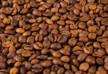 roasted coffee beans, can be used as a background