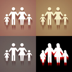 3_Vintage_Icons_With_Long_Shadow © vempireart