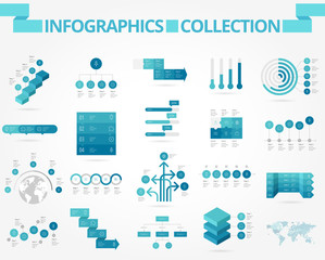 Business and social infographics