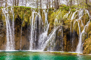 Lake And Waterfall-Plitvice National Park,Croatia