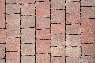 Colorful patio pavement installation