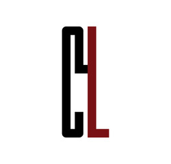 CL initial logo red and black