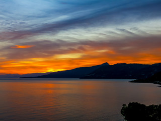 Sunset  at Cefalu, Sicily