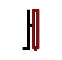 LQ initial logo red and black