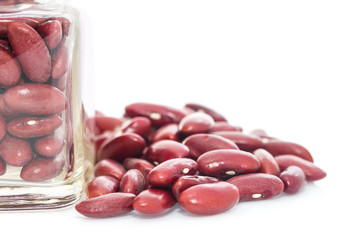 Bottle of dry Kidney beans