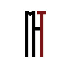 MT initial logo red and black