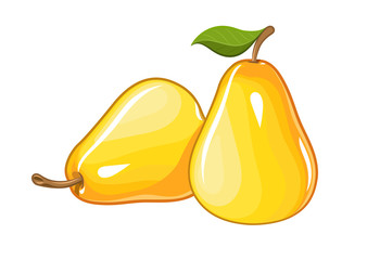 Juicy ripe pear