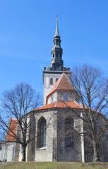 Fototapeta na wymiar St. Nicholas Church, Tallinn.
