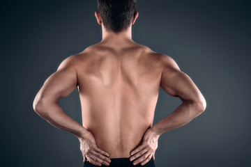 Fototapeta premium Creative concept for body pain