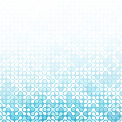 Obraz premium Abstract blue triangles background. Good for financial annual co