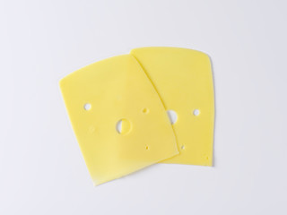 Swiss cheese slices