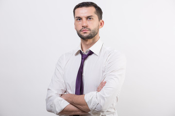 Young businessman in a suit