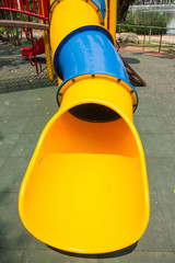 Playground for children in the zoo.Thailand