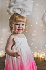Fototapeta premium The young girl smiles happily 5432.