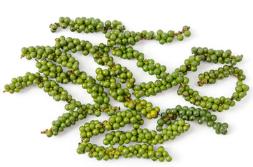 Frische grüne Pfefferrispen