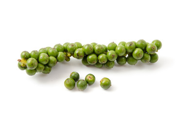 Frische grüne Pfefferrispen