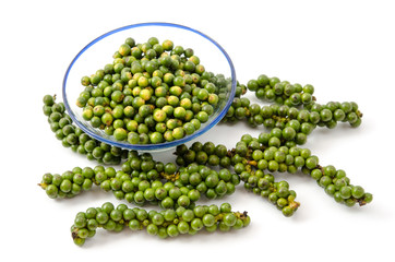 Frische grüne Pfefferrispen