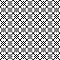 Seamless Geometric Pattern | Squares | Black-and-White 9