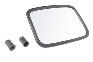  car mirror isolated on white 