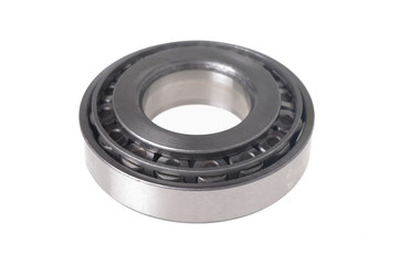 metal silver bearing isolated on white 