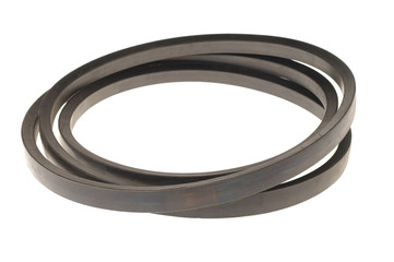 Fototapeta premium Black rubber gaskets isolated on white