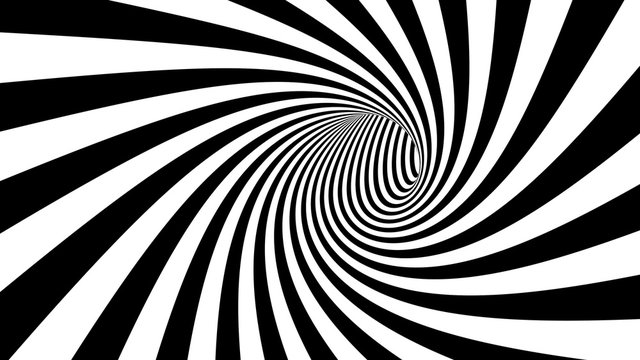 Hypnotic spiral tunnel seamless looping