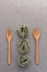 pasta ready for cooking