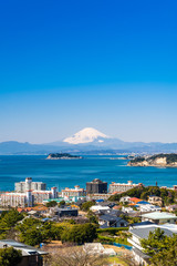 富士山と湘南海岸