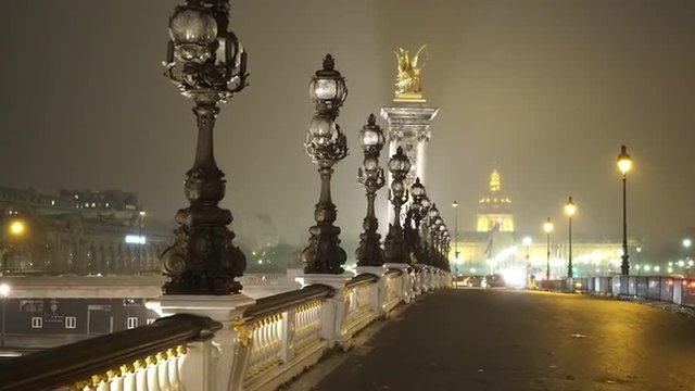 Wonderful night shot of Pont Alexandre III