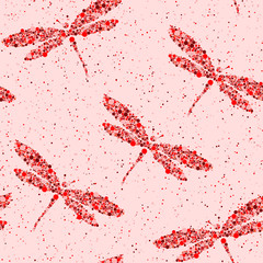   butterfly  seamless pattern background