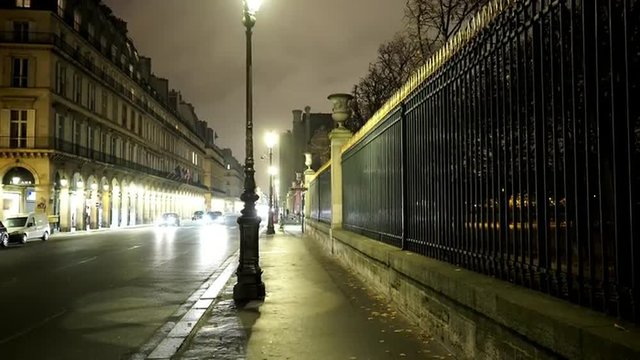Beautiful Rue Rivoli in Paris