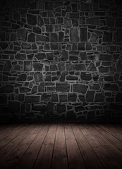 grunge empty interior room.