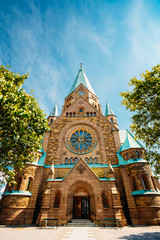 Building Of Sofia Kyrka - Sofia Church In Stockholm, Sweden. One