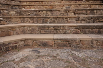 Flagstone Bleachers - Corner