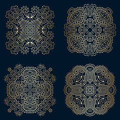 Vector decorative round elements.