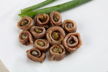 Anchovy with capers