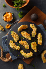 Homemade Breaded Fried Avocado Fries