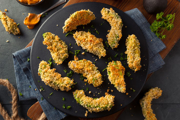 Homemade Breaded Fried Avocado Fries