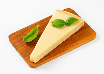 Wedge of Parmesan cheese