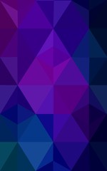Obraz premium Multicolor dark pink, blue polygonal design pattern, which consist of triangles and gradient in origami style.