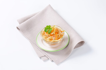 Pickled cabbage salad